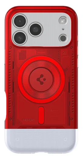Spigen Classic C1 MagFit iPhone 17 Pro Max Hoesje MagSafe Rood afbeelding 2