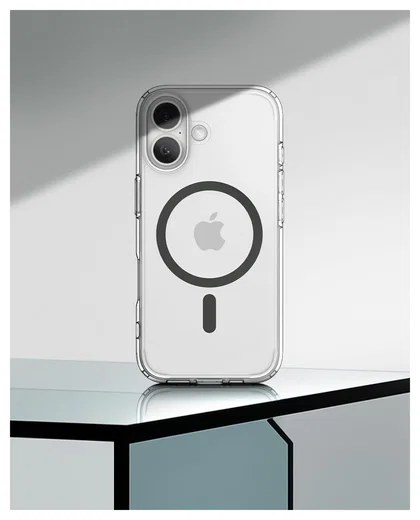 Spigen Ultra Hybrid MagFit Apple iPhone 17 Hoesje MagSafe Transparant Grijs afbeelding 7