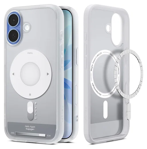 Spigen Ultra Hybrid MagFit Apple iPhone 17 Hoesje MagSafe Classic Zilver afbeelding 1