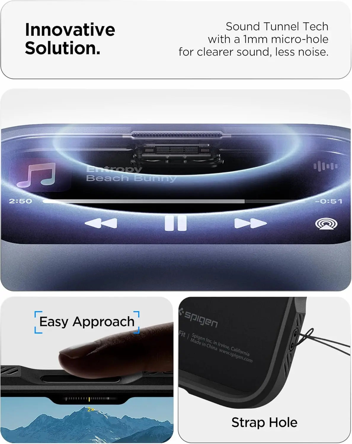 Spigen Optik Armor MagSafe Apple iPhone 17 Hoesje Camera Slider Zwart afbeelding 8