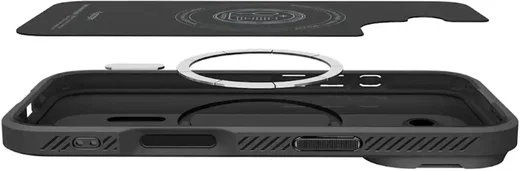 Spigen Optik Armor MagSafe Apple iPhone 17 Hoesje Camera Slider Zwart afbeelding 16