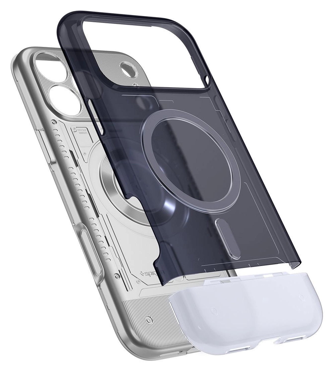 Spigen Classic C1 MagFit iPhone 17 Pro Max Hoesje MagSafe Graphite afbeelding 6