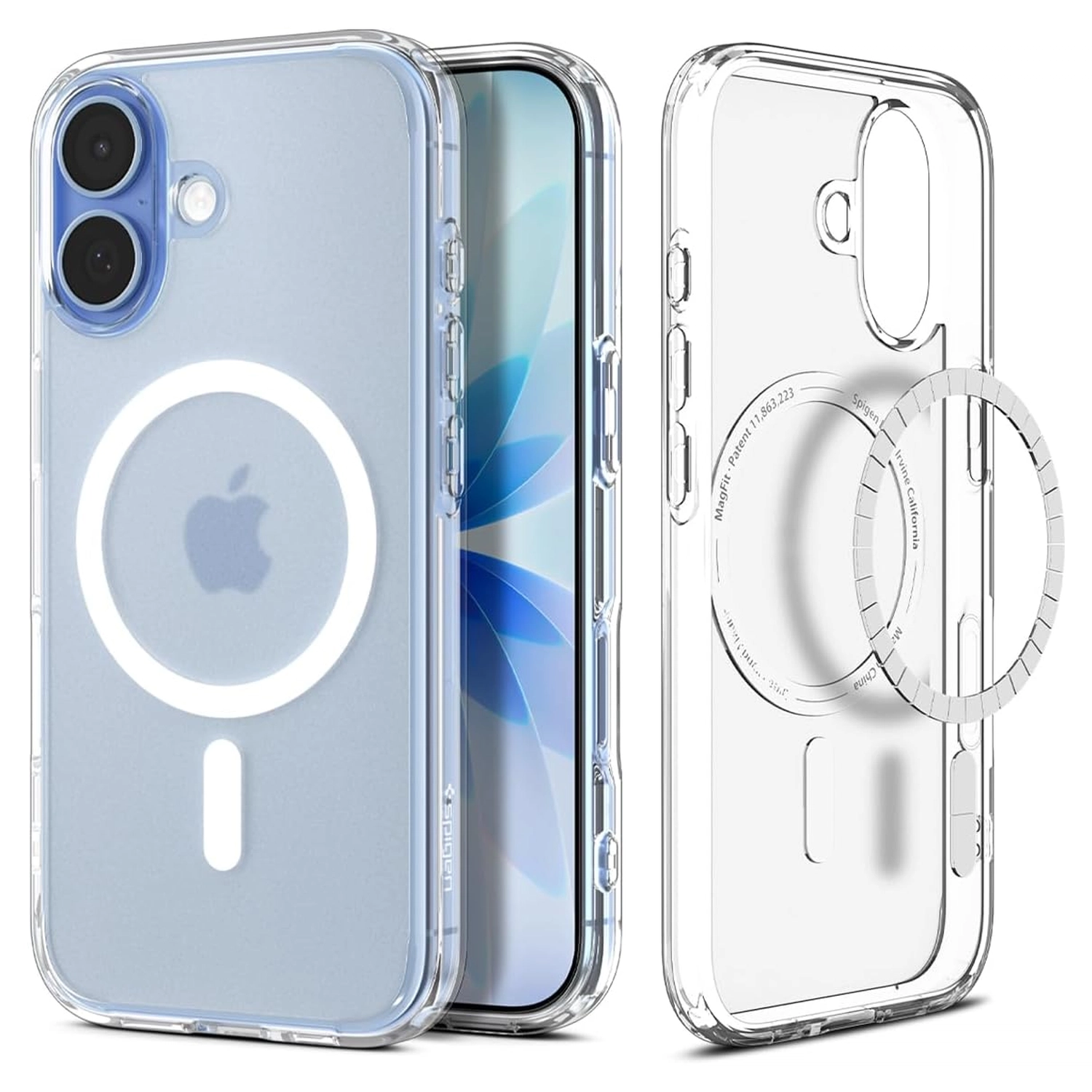 Spigen Ultra Hybrid MagFit Apple iPhone 17 Hoesje MagSafe Wit afbeelding 1