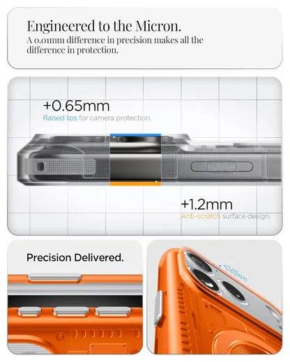 Spigen Classic C1 MagFit iPhone 17 Pro Hoesje MagSafe Oranje afbeelding 6