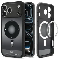 Spigen Ultra Hybrid MagFit iPhone 17 Pro Hoesje MagSafe Classic Zwart afbeelding