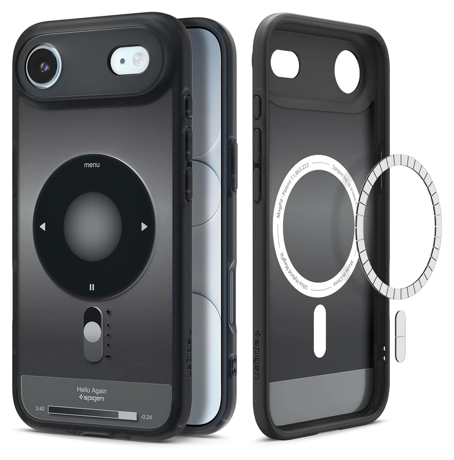 Spigen Ultra Hybrid MagFit iPhone Air Hoesje MagSafe Classic Zwart afbeelding 1