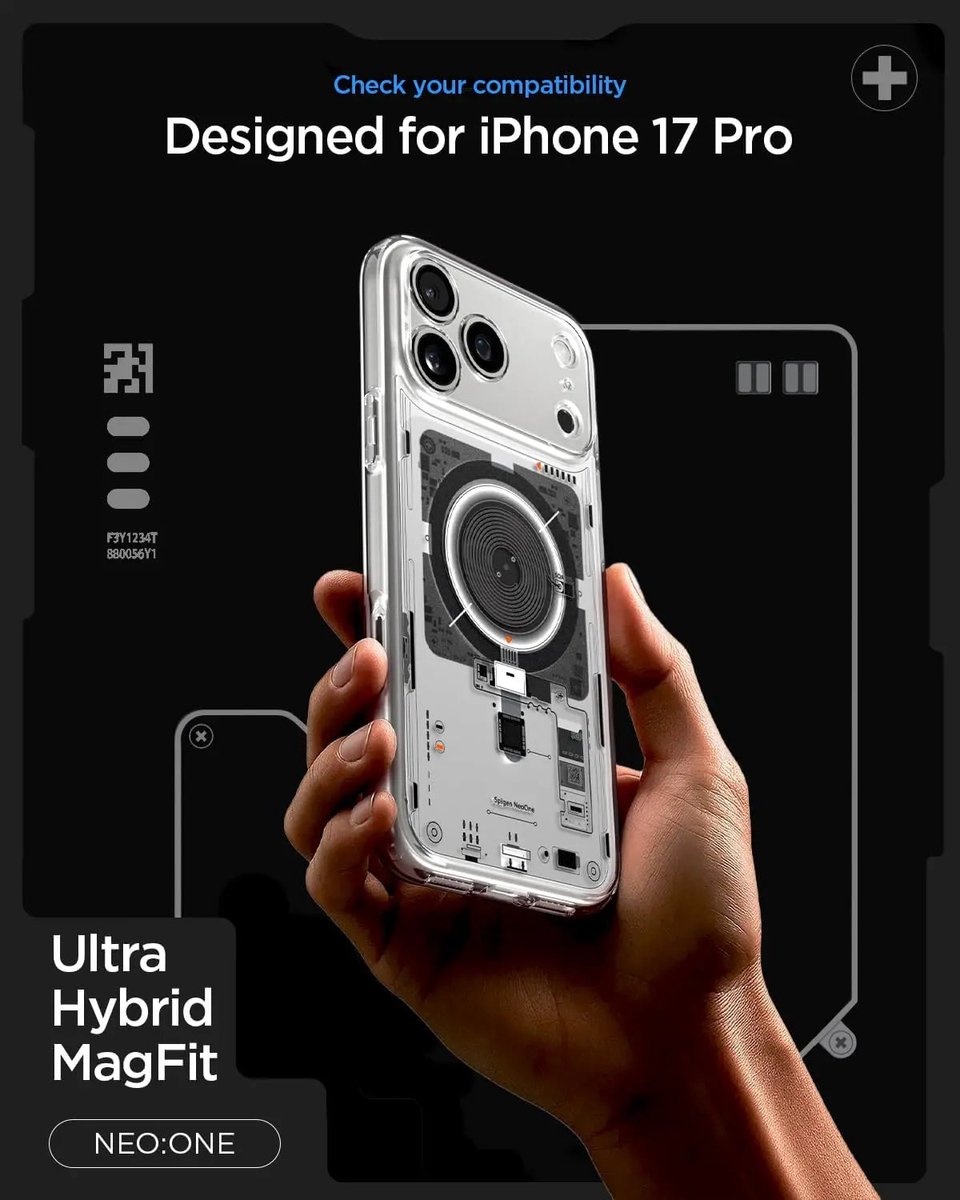 Spigen Ultra Hybrid MagFit iPhone 17 Pro Hoesje MagSafe Zero One Titanium afbeelding 6