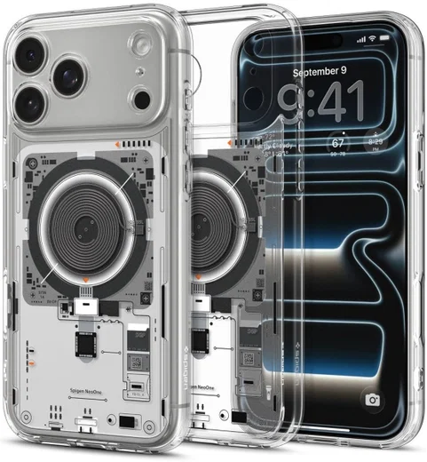 Spigen Ultra Hybrid MagFit iPhone 17 Pro Hoesje MagSafe Zero One Titanium afbeelding 2