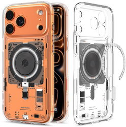 Spigen Ultra Hybrid MagFit iPhone 17 Pro Hoesje MagSafe Zero One Titanium afbeelding