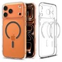 Spigen Ultra Hybrid MagFit iPhone 17 Pro Hoesje MagSafe Transparant Graphite