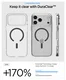 Spigen Ultra Hybrid MagFit iPhone 17 Pro Hoesje MagSafe Transparant Graphite afbeelding 3