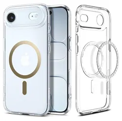 Spigen Ultra Hybrid MagFit iPhone Air Hoesje MagSafe Transparant Goud afbeelding
