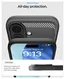 Spigen Rugged Armor MagFit iPhone 17 Hoesje MagSafe Matte Zwart afbeelding 4