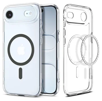 Spigen Ultra Hybrid MagFit iPhone Air Hoesje MagSafe Transparant Graphite