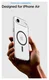 Spigen Ultra Hybrid MagFit iPhone Air Hoesje MagSafe Transparant Graphite afbeelding 2