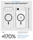 Spigen Ultra Hybrid MagFit iPhone Air Hoesje MagSafe Transparant Graphite afbeelding 3