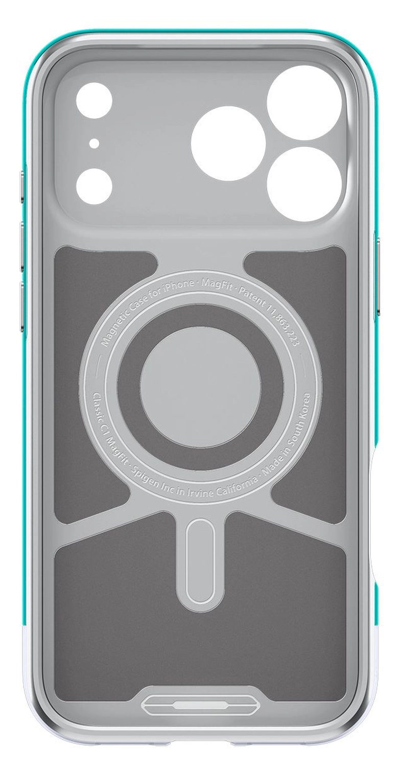 Spigen Classic C1 MagFit iPhone 17 Pro Hoesje MagSafe Blauw afbeelding 10