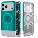 Spigen Classic C1 MagFit iPhone 17 Pro Hoesje MagSafe Blauw