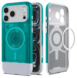 Spigen Classic C1 MagFit iPhone 17 Pro Hoesje MagSafe Blauw afbeelding