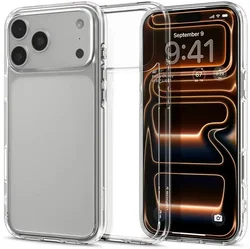 Spigen Ultra Hybrid Apple iPhone 17 Pro Hoesje Back Cover Transparant afbeelding