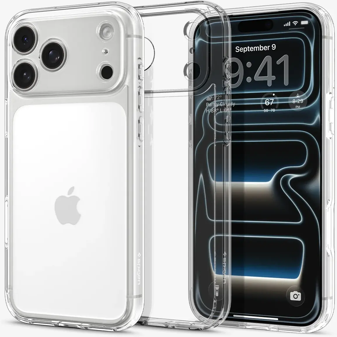 Spigen Ultra Hybrid Apple iPhone 17 Pro Hoesje Back Cover Transparant afbeelding 12