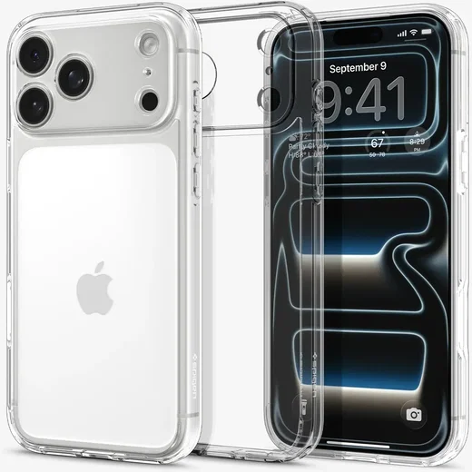 Spigen Ultra Hybrid Apple iPhone 17 Pro Hoesje Back Cover Transparant afbeelding 12