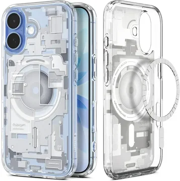 Spigen Ultra Hybrid MagFit Apple iPhone 17 Hoesje MagSafe Zero One Wit
