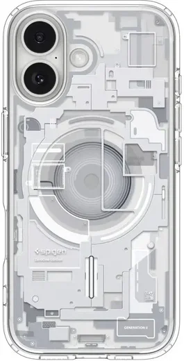 Spigen Ultra Hybrid MagFit Apple iPhone 17 Hoesje MagSafe Zero One Wit afbeelding 2
