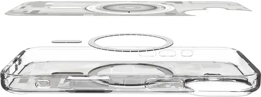 Spigen Ultra Hybrid MagFit Apple iPhone 17 Hoesje MagSafe Zero One Wit afbeelding 6
