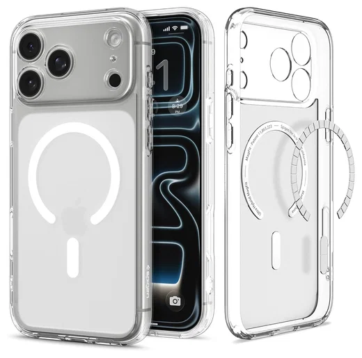 Spigen Ultra Hybrid MagFit iPhone 17 Pro Hoesje MagSafe Wit afbeelding 1