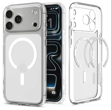 Spigen Ultra Hybrid MagFit iPhone 17 Pro Hoesje MagSafe Wit