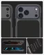 Spigen Ultra Hybrid T Apple iPhone 17 Pro Hoesje MagSafe Matte Zwart afbeelding 8