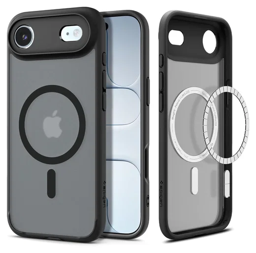 Spigen Ultra Hybrid MagFit iPhone Air Hoesje MagSafe Frost Zwart afbeelding 1