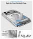Spigen Ultra Hybrid S MagFit Apple iPhone 17 Pro Max Hoesje Transparant Wit afbeelding 2