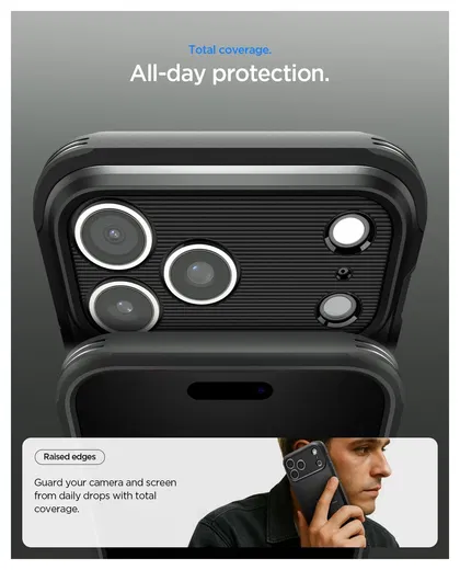 Spigen Tough Armor T iPhone 17 Pro Max Hoesje MagSafe Back Cover Zwart afbeelding 4