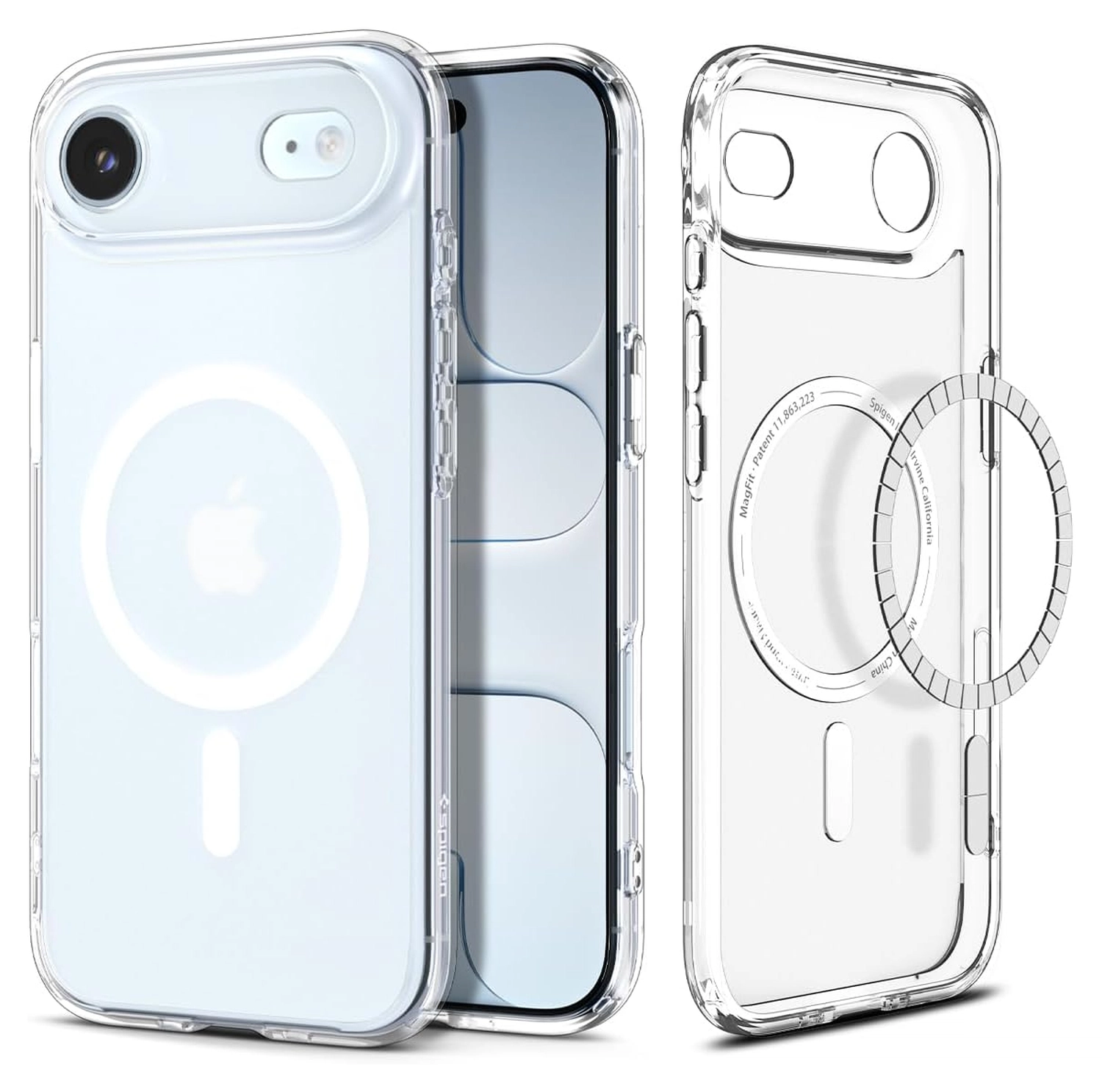 Spigen Ultra Hybrid MagFit iPhone Air Hoesje MagSafe Wit afbeelding 1