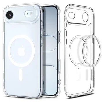 Spigen Ultra Hybrid MagFit iPhone Air Hoesje MagSafe Transparant Wit