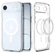Spigen Ultra Hybrid MagFit iPhone Air Hoesje MagSafe Transparant Wit afbeelding 1