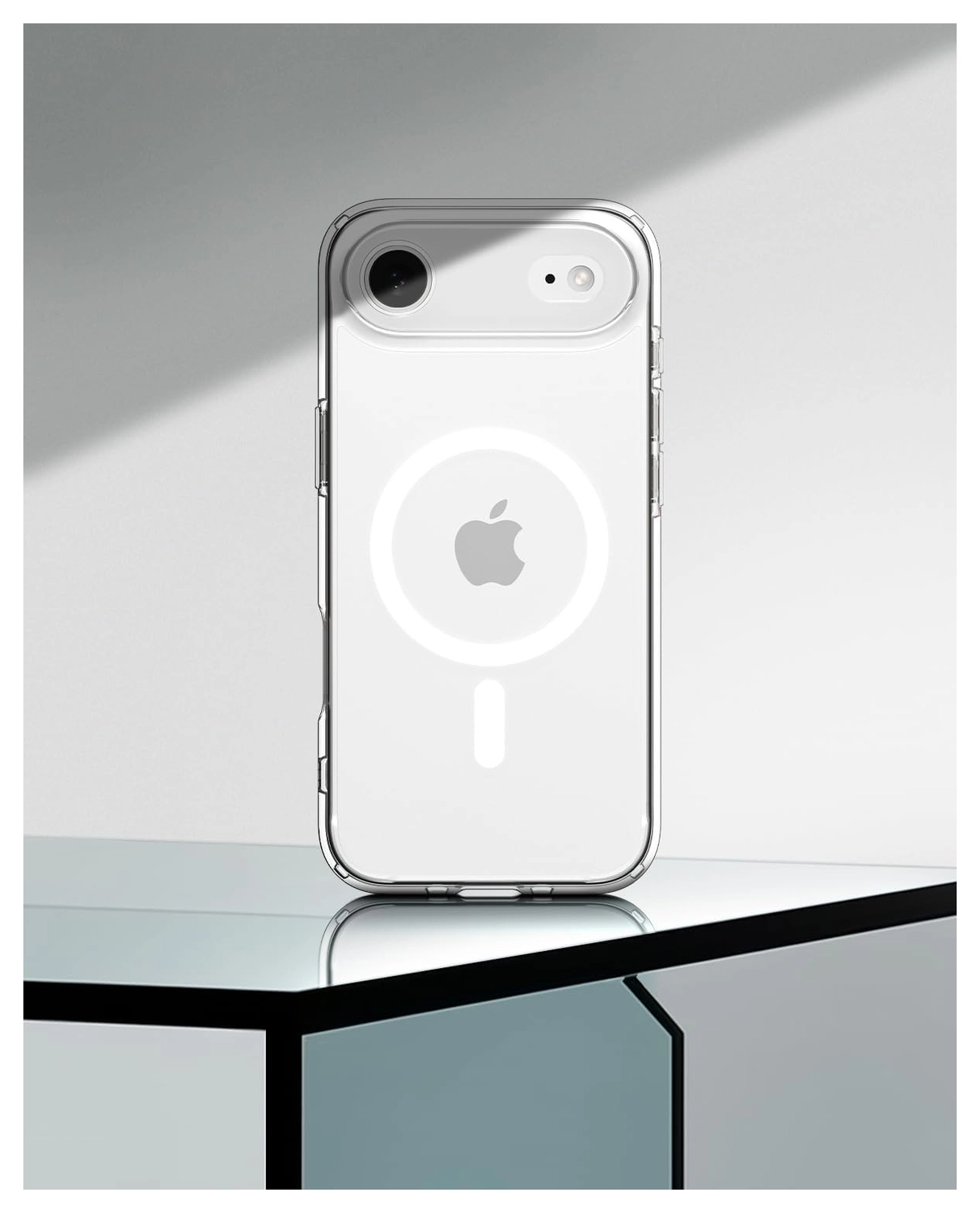 Spigen Ultra Hybrid MagFit iPhone Air Hoesje MagSafe Transparant Wit afbeelding 8