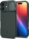 Spigen Optik Armor MagSafe Apple iPhone 17 Hoesje Camera Slider Groen