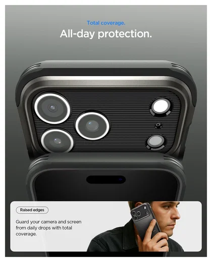 Spigen Tough Armor T iPhone 17 Pro Max Hoesje MagSafe Back Cover Gunmetal afbeelding 4