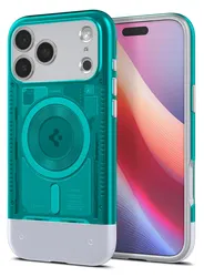 Spigen Classic C1 MagFit iPhone 17 Pro Max Hoesje MagSafe Blauw afbeelding