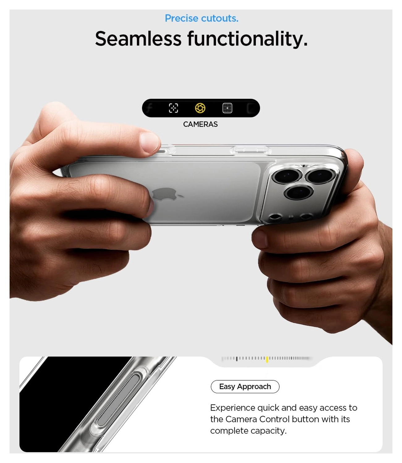 Spigen Ultra Hybrid Apple iPhone 17 Pro Max Hoesje Back Cover Transparant afbeelding 7