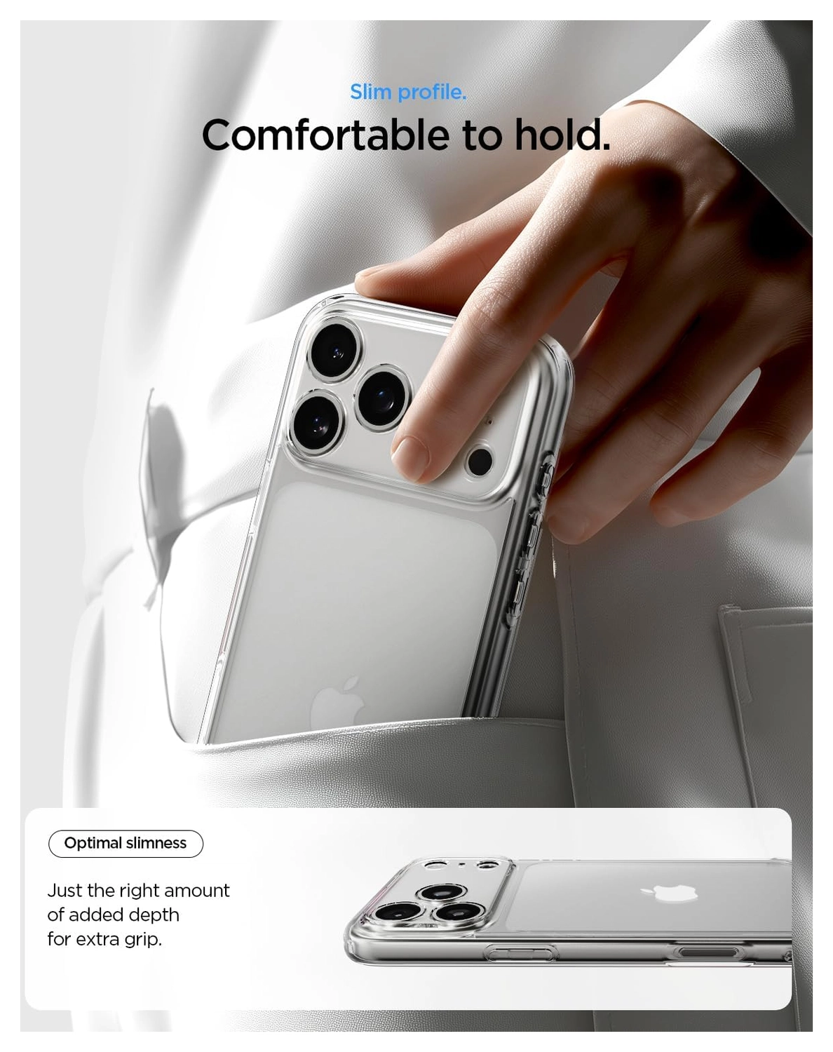 Spigen Ultra Hybrid Apple iPhone 17 Pro Max Hoesje Back Cover Transparant afbeelding 5