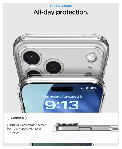 Spigen Ultra Hybrid Apple iPhone 17 Pro Max Hoesje Back Cover Transparant afbeelding 6