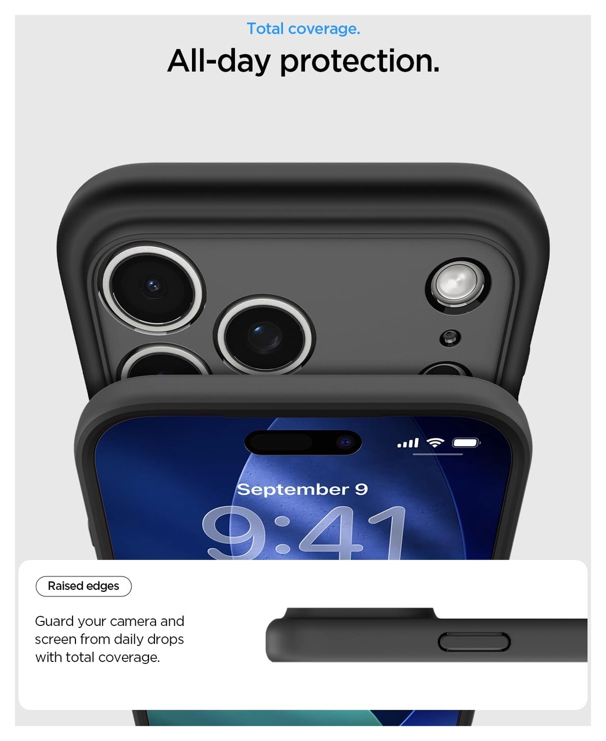 Spigen Ultra Hybrid MagFit iPhone 17 Pro Max Hoesje MagSafe Frost Zwart afbeelding 4