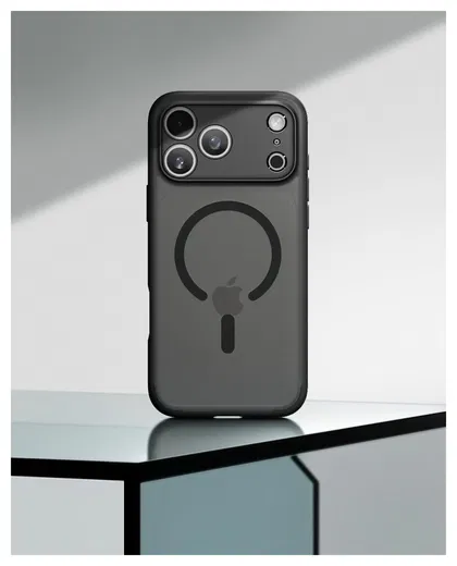Spigen Ultra Hybrid MagFit iPhone 17 Pro Max Hoesje MagSafe Frost Zwart afbeelding 7