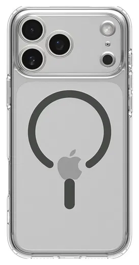 Spigen Ultra Hybrid MagFit iPhone 17 Pro Max Hoesje MagSafe Transparant Graphite afbeelding 12