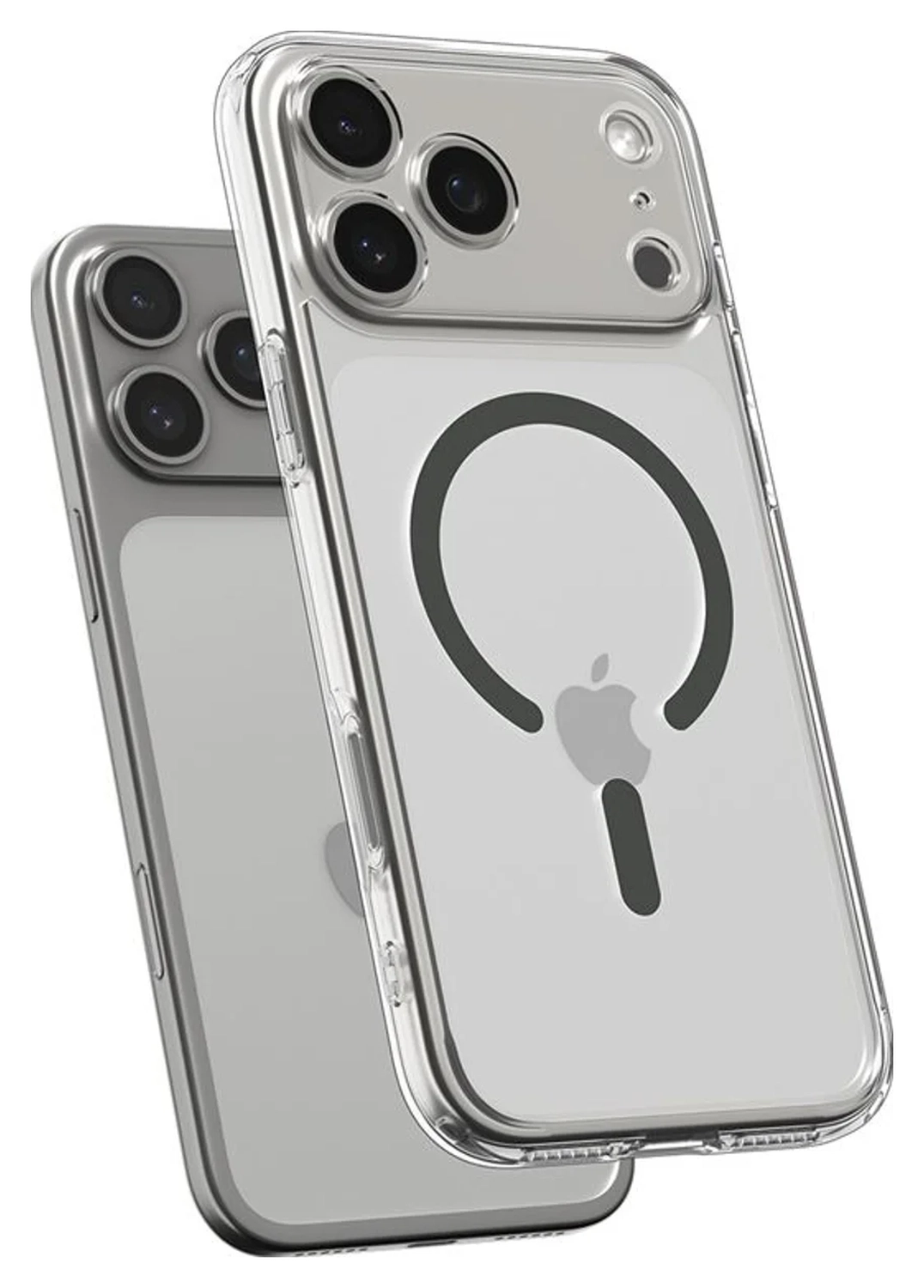 Spigen Ultra Hybrid MagFit iPhone 17 Pro Max Hoesje MagSafe Transparant Graphite afbeelding 11