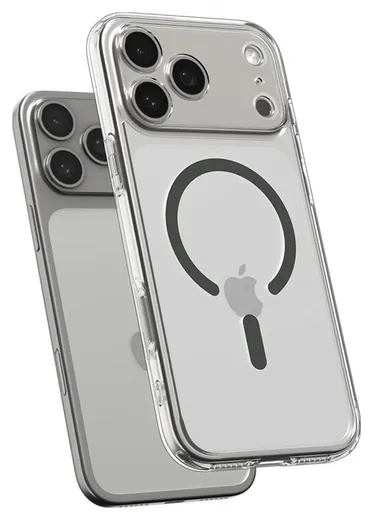 Spigen Ultra Hybrid MagFit iPhone 17 Pro Max Hoesje MagSafe Transparant Graphite afbeelding 11